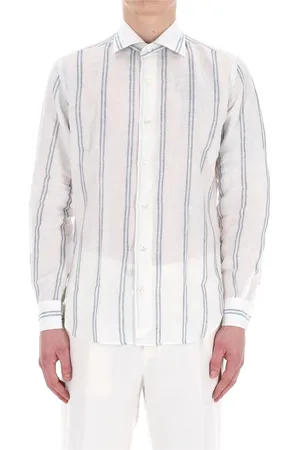 ELEVENTY Hombre, Camisas, Blanco, Talla: 3XL