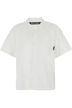 Palm Angels Hombre, Camisas, Blanco, Talla: M