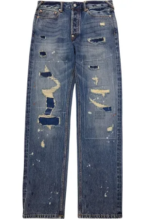 Evisu Hombre, Vaqueros, Azul, Talla: W31