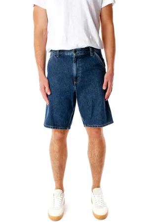 Carhartt Hombre, Pantalones cortos, Azul, Talla: W30