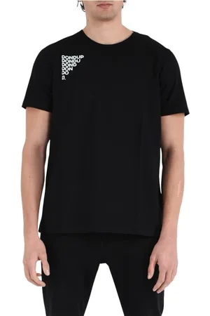 Dondup Hombre, Camisetas, Negro, Talla: 2XL