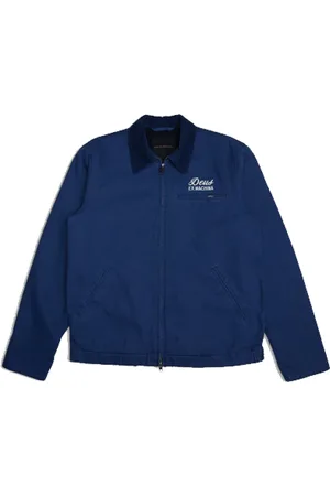 Deus Ex Machina Hombre, Chaquetas, Azul, Talla: S