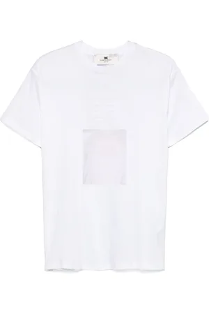 Elisabetta Franchi Mujer, Camisetas, Blanco, Talla: L