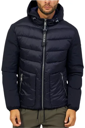 YES ZEE BY ESSENZA Hombre, Chaquetas, Azul, Talla: XL