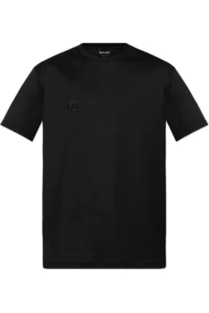 Giorgio Armani Hombre, Camisetas, Negro, Talla: L