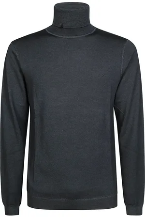 sun68 Hombre, Jerseys, Negro, Talla: XL
