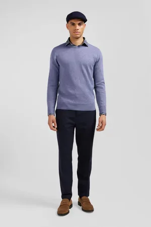 Eden Park Hombre, Jerseys, Azul, Talla: L