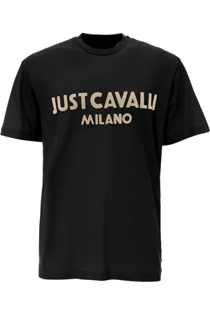 Roberto Cavalli Hombre, Camisetas, Negro, Talla: 2XL
