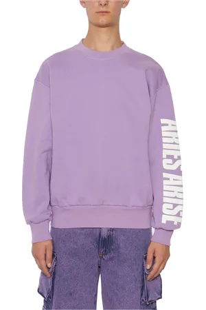 ARIES Hombre, Sudaderas, Púrpura, Talla: S