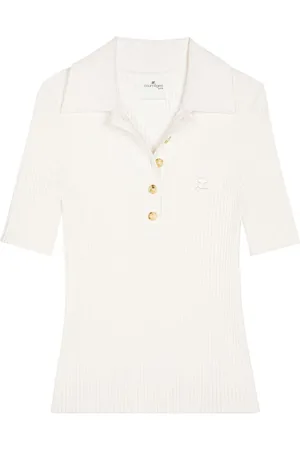 Courrèges Mujer, Camisetas, Blanco, Talla: S