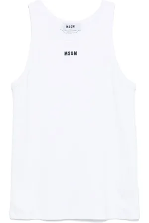 Msgm Hombre, Camisetas, Blanco, Talla: M