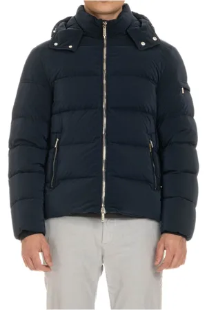 MOORER Hombre, Chaquetas, Azul, Talla: XL