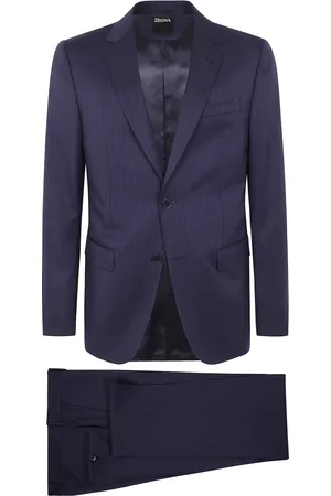 Ermenegildo Zegna Hombre, Trajes, Azul, Talla: L