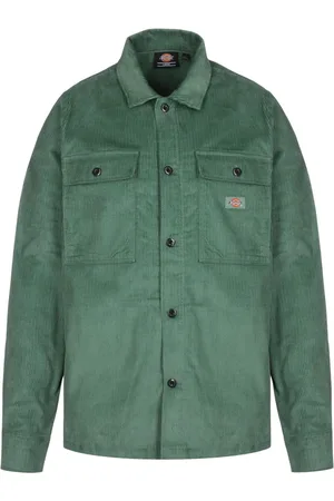 Dickies Hombre, Camisas, Verde, Talla: S