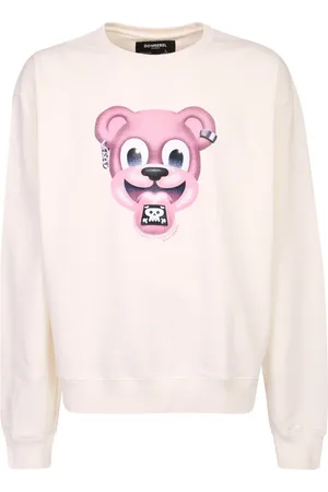 DOMREBEL Hombre, Sudaderas, Blanco, Talla: L