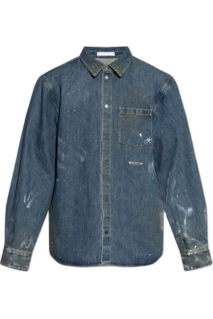 Helmut Lang Hombre, Camisas, Azul, Talla: 2XS
