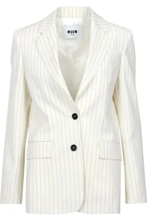 Msgm Mujer, Chaquetas, Blanco, Talla: S