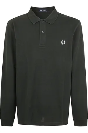Fred Perry Hombre, Camisetas, Verde, Talla: XL