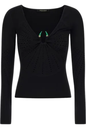 Roberto Cavalli Mujer, Jerseys, Negro, Talla: XS