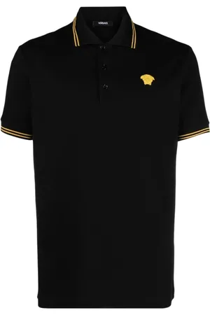 VERSACE Hombre, Camisetas, Negro, Talla: S