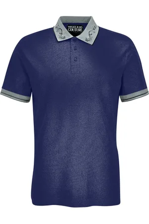 VERSACE Hombre, Camisetas, Azul, Talla: M