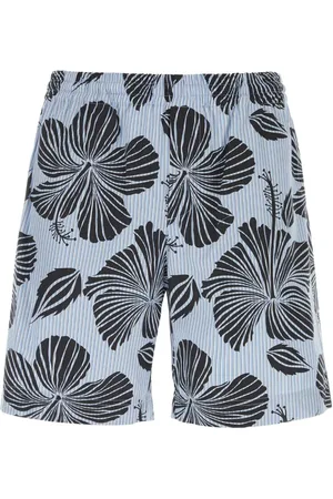 Msgm Hombre, Pantalones cortos, Azul, Talla: L