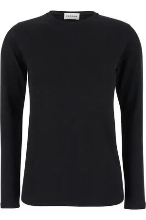 P.A.R.O.S.H. Mujer, Camisetas, Negro, Talla: L