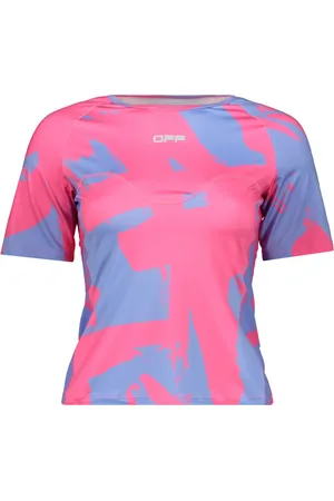 OFF-WHITE Mujer, Camisetas, Rosa, Talla: M