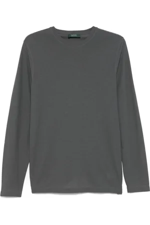 ZANONE Hombre, Camisetas, Gris, Talla: 2XL