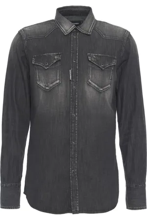 Dsquared2 Hombre, Camisas, Negro, Talla: XL