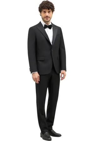 Boglioli Hombre, Trajes, Negro, Talla: 2XL