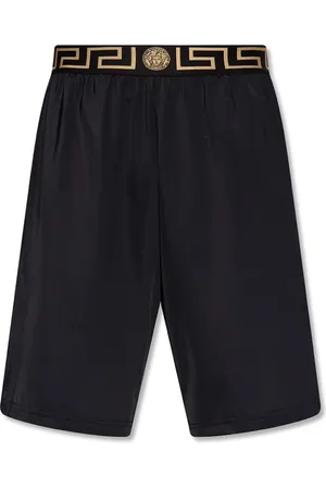 VERSACE Hombre, Pantalones cortos, Negro, Talla: XS