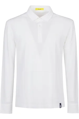 DRUMOHR Hombre, Camisetas, Blanco, Talla: L