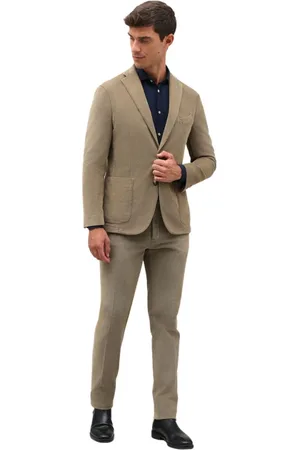 Boglioli Hombre, Trajes, Marrón, Talla: 2XL