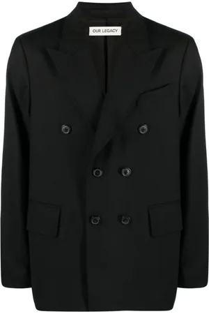 OUR LEGACY Hombre, Chaquetas, Negro, Talla: L