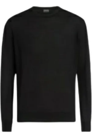 Ermenegildo Zegna Hombre, Sudaderas, Negro, Talla: M
