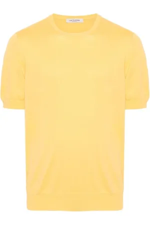 LA FILERIA Hombre, Camisetas, Amarillo, Talla: 2XL