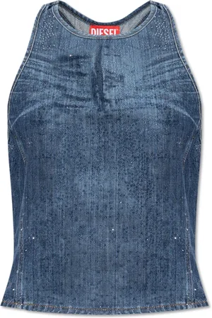 Diesel Mujer, Camisetas, Azul, Talla: XS