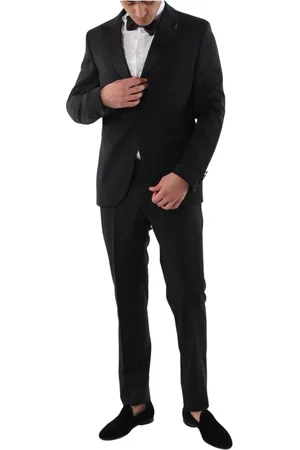 PAOLONI Hombre, Trajes, Negro, Talla: L