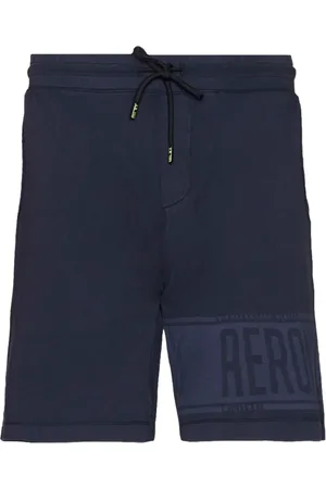 Aeronautica Militare Hombre, Pantalones cortos, Azul, Talla: M