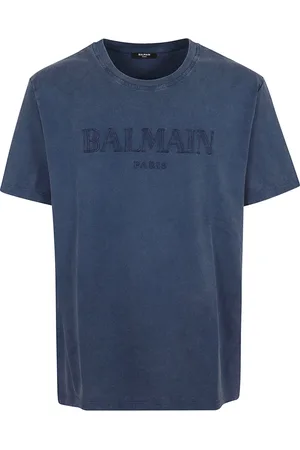 Balmain Hombre, Camisetas, Azul, Talla: 2XL