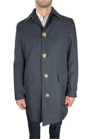 Aquascutum Hombre, Abrigos, Azul, Talla: M