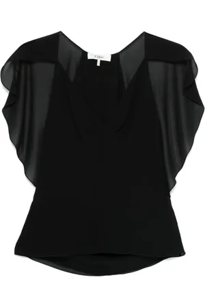 Chloé Mujer, Blusas y Camisas, Negro, Talla: S