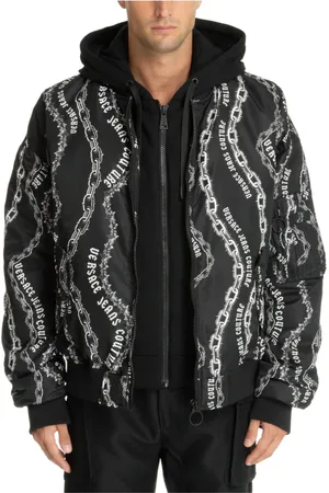 VERSACE Hombre, Chaquetas, Negro, Talla: S