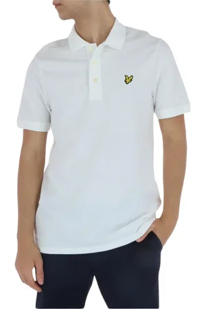 Lyle & Scott Hombre, Camisetas, Blanco, Talla: M