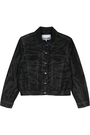 Ganni Mujer, Chaquetas, Negro, Talla: S