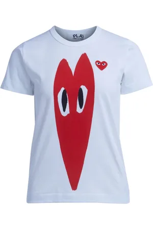Comme des Garçons Mujer, Camisetas, Blanco, Talla: S