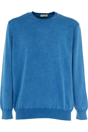 CASHMERE COMPANY Hombre, Sudaderas, Azul, Talla: L