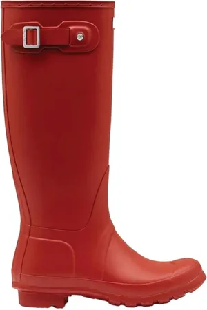 Hunter Mujer, Zapatos, Rojo, Talla: 37 EU