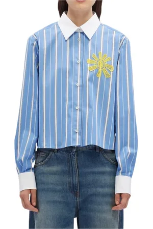 Msgm Mujer, Blusas y Camisas, Azul, Talla: XS